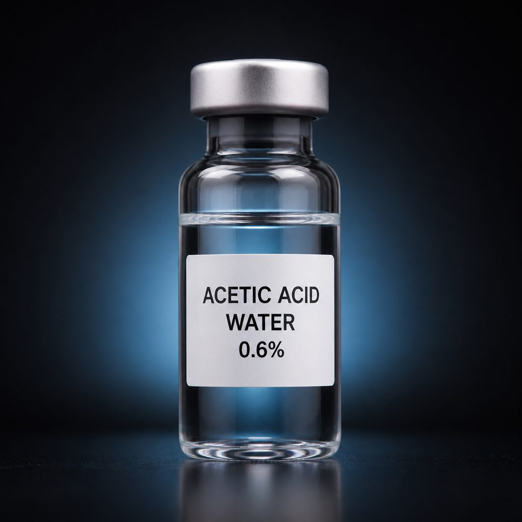 Acetic Acid Water (0.6%) research vial