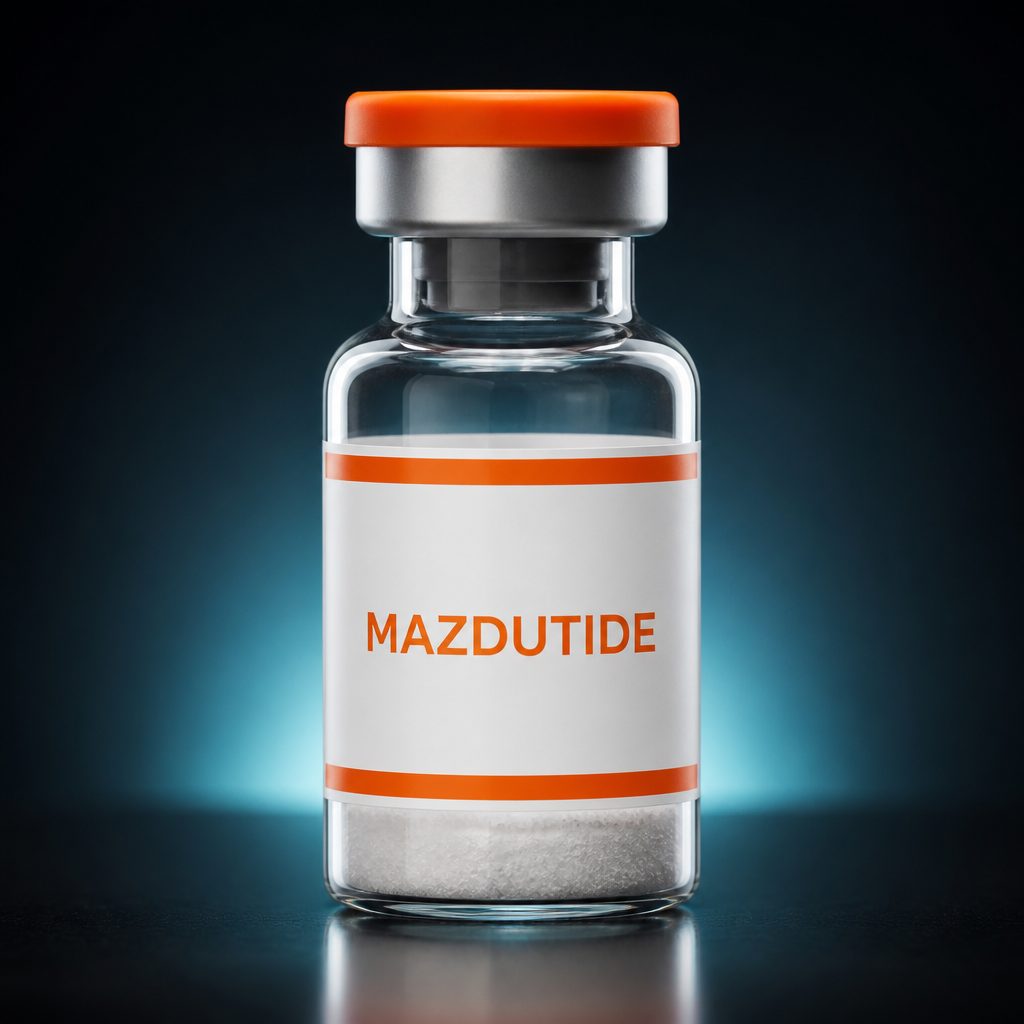 Mazdutide research vial